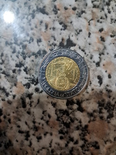 Moneta 500 lire commemorazione - lire,