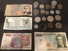 MONETE BANCONOTE REPUBBLICA  ITALIANA + Lista 1 Lira 2 Lire 5 Lire 10 Lire 20 50