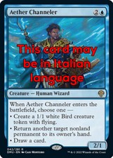 MTG AETHER CHANNELER FOIL EXC