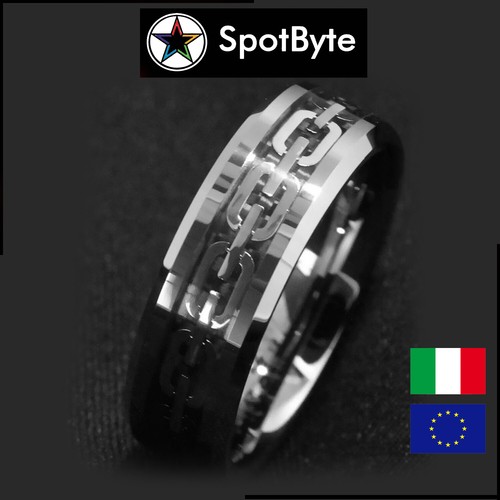 Anello uomo effetto catena - uomo,