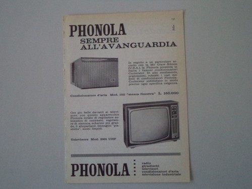 Advertising pubblicità 1961 - advertising,