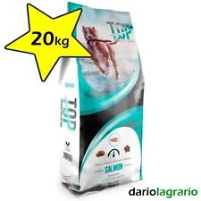 Crocchette TOP SALMONE 20Kg croccantini PREMIUM per cani adulti Pitbull bulldog