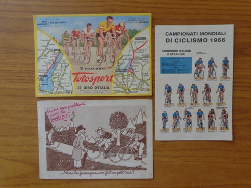 Lotto cartolina ciclismo - lotto,