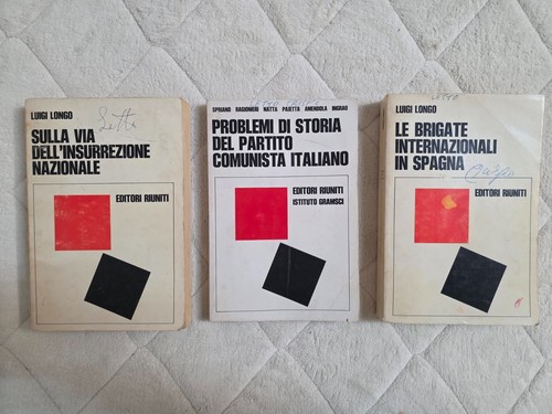 Lotto libri storia pci - pci, luigi