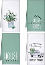 4 Pezzi Di Strofinacci Da