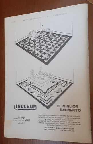 Pubblicità linoleum - pubblicità,