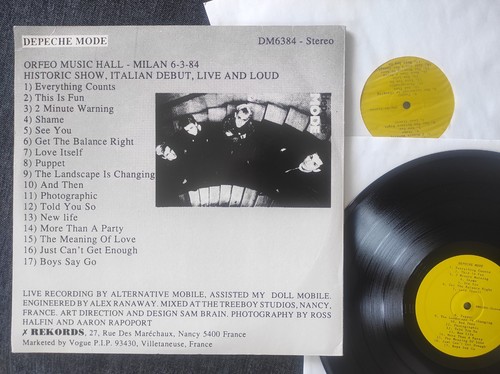 Depeche mode live milan 83 - mode,