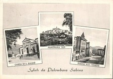 dn322 cartolina saluti da palombara sabina provincia di rieti