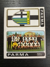 FIGURINA CALCIATORI PANINI 1972/73 SCUDETTO E SQUADRA PARMA n 492 RARA VELINA