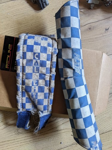 Old school chequered bmx - school,