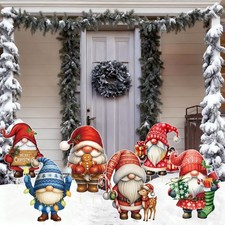 Christmas Gnome Yard Signs