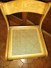 2 Sedie stile Vintage/ Rustico in legno e paglia