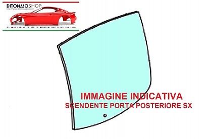 Vetro scendente verde - scendente,