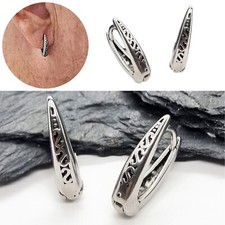 Orecchini a cerchio in acciaio