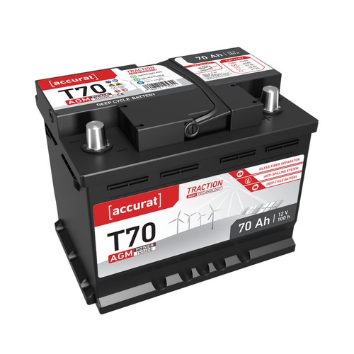 Batteria camper agm 12v 70ah - camper,