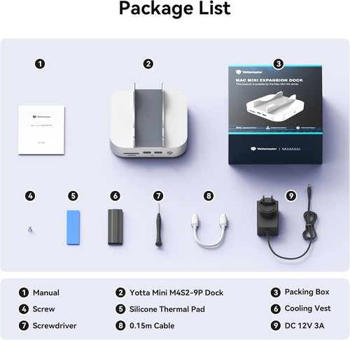 Mac mini dock hub usb - m4,