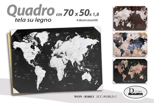 Quadro stampa tela - tela, legno