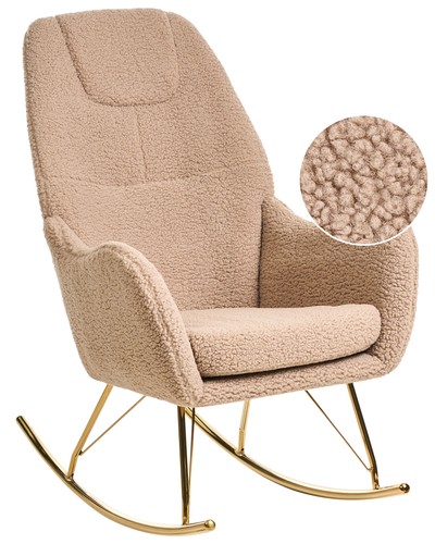 Sedia dondolo boucle - sedia, in
