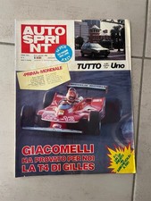 Rivista Autosprint N.4 Gennaio 1983 Giacomelli La t4 di Gilles