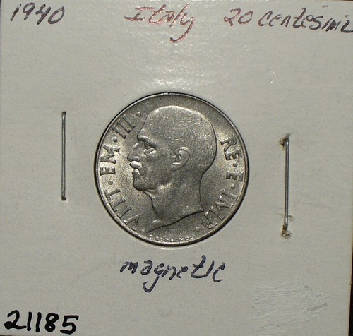 Italy 1940 centesimi - 1940, 20
