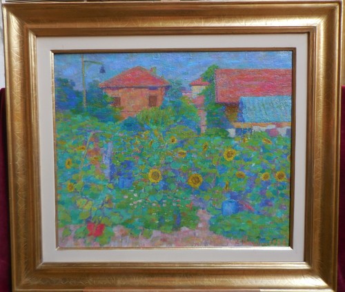 Quadro dipinto olio paesaggio - quadro,