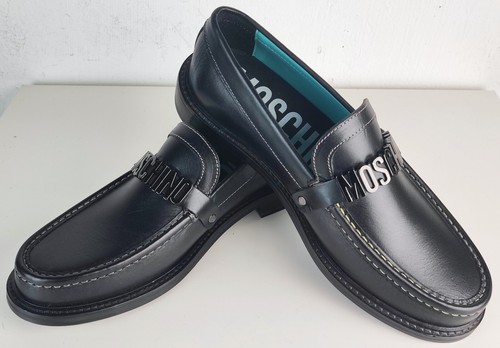 Mocassini moschino con logo - moschino,