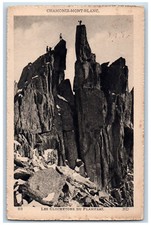 Cartolina Chamonix-Mont-Blanc Francia I campanili di Plampraz anni '30 c