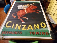 MANIFESTO PUBBLICITARIO/ORIGINAL POSTER/AFFICHE ANCIENNE CINZANO by Cappiello
