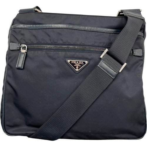 Prada borsa messenger - messenger, uomo