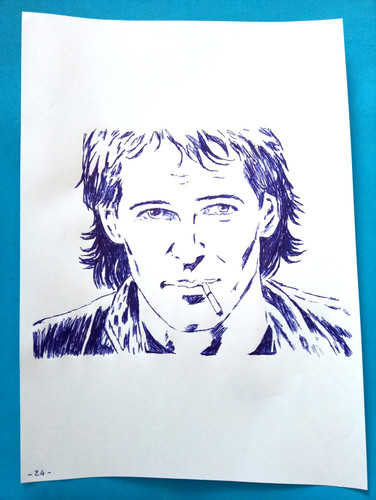 Disegno vasco rossi penna - di,