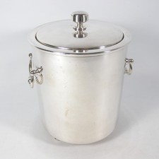 SECCHIELLO PORTAGHIACCIO PORTA GHIACCIO PLACCATO ARGENTO FLEURON VINTAGE W357