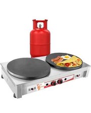 Crepiera a Gas Doppia