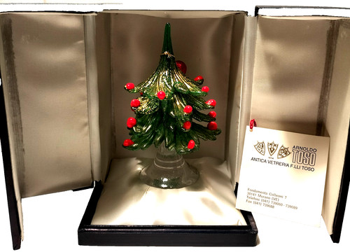 Albero natale vetro - albero, in