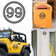 Adesivo In Vinile Numero 99