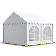 Tendone per Feste 3x5m Gazebo PVC 700 N, rinforzo perimetrale, bianco