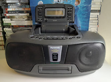 Panasonic RX-DS02 CD Stereo Radio Cassetta Registratore Ghettoblaster Boombox