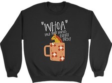 Felpa divertente Whao Hold Your Horses caffè primo bambino regalo maglione