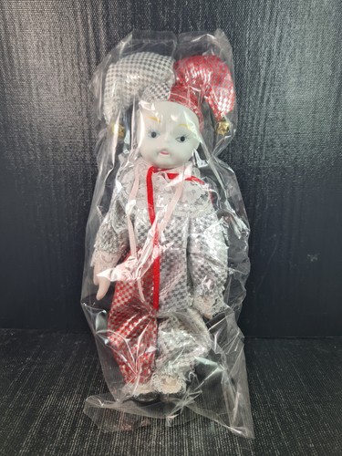 Clown porcellana con vestito - con,