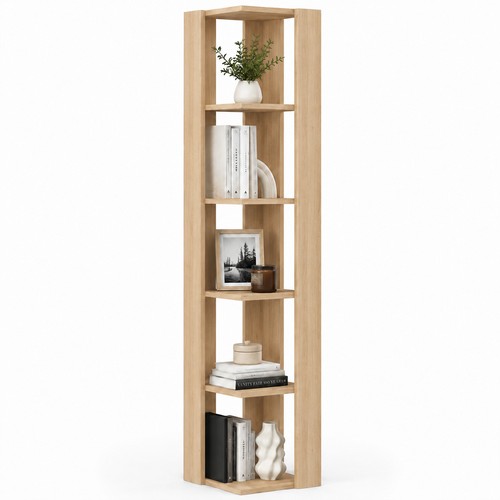 Libreria angolare ripiani in - angolare,