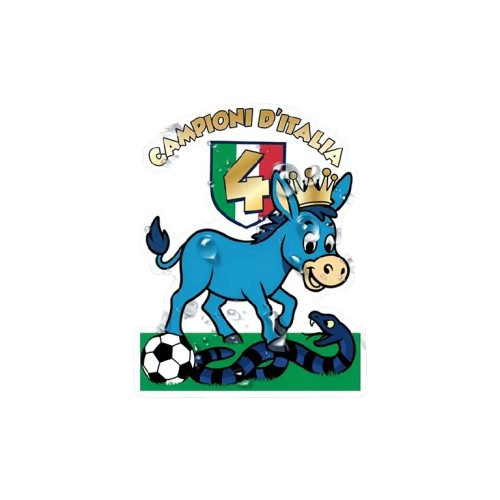 Adesivo cartoon campioni - adesivo,