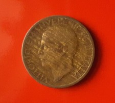 10 CENTESIMI 1921 ERRORE - AMALGAMA NON OMOGENEO AL DRITTO E AL ROVESCIO [B419]