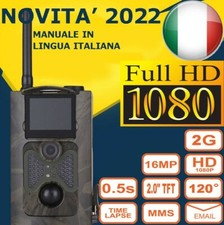 FOTOTRAPPOLA MIMETICA SPIA VIDEOCAMERA MMS -MAIL- INFRAROSSO INVISIBILE 16MP HD