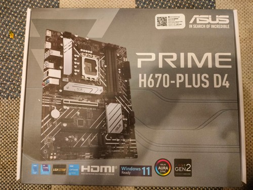 Asus prime h670 plus - prime, d4