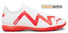 SCARPE CALCETTO PUMA FUTURE PLAY TT- 107381-01 col.bianco/rosso