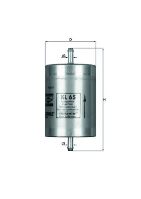Filtro carburante mahle - filtro,