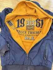 GIUBBOTTO FELPA UOMO AERONAUTICA MILITARE TAGLIA M