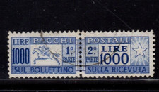 1954 Pacchi postali lire 1000