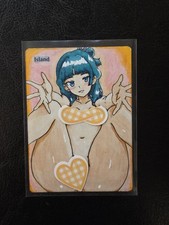 Magic MTG Altered Island /
