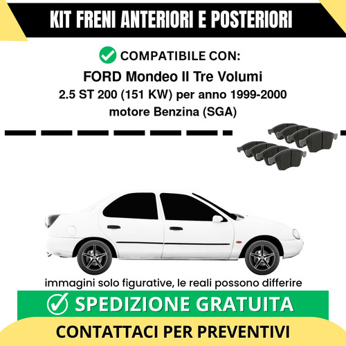 Pastiglie freno ant - ant, +