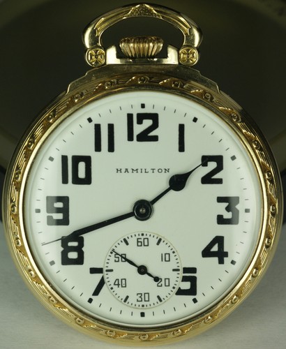 Orologio tasca hamilton 10k - tasca,